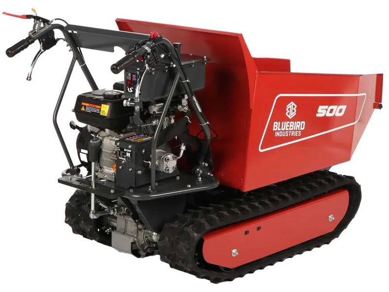 Blue Bird Carrier 500 DH - Brouette à moteur à chenilles - Benne dumper - Capacité 500 kg