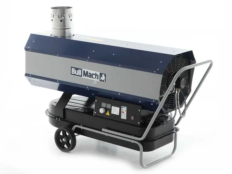BullMach BM-IDH 80 - Générateur d'air chaud diesel 80 kW - à combustion indirecte