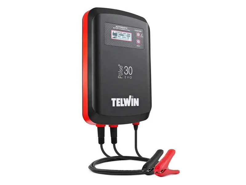 Telwin Pulse 30 Evo - Chargeur de batterie et mainteneur automatique - batteries de 6/12/24V