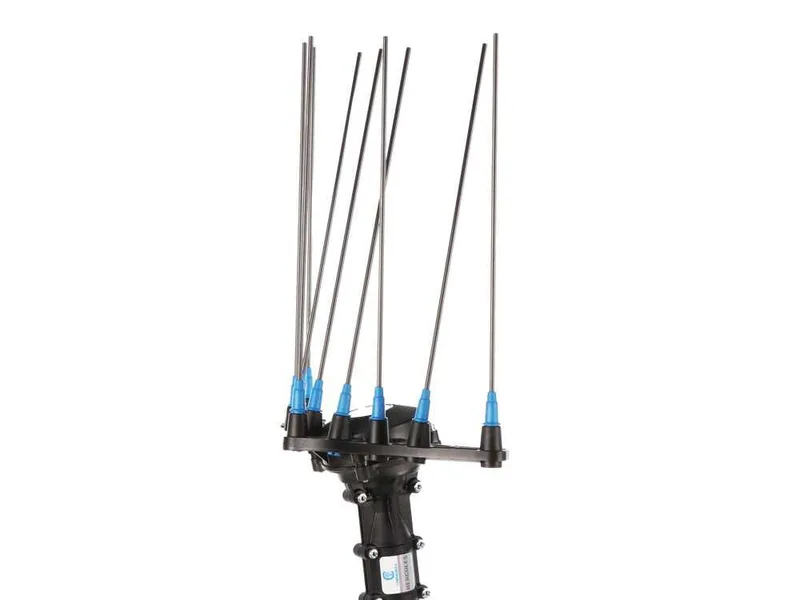 Campagnola Hercules 6 ECO Plug-in - Perche en carbone de 230 cm - Peigne vibreur électrique à batterie - 21V 5Ah