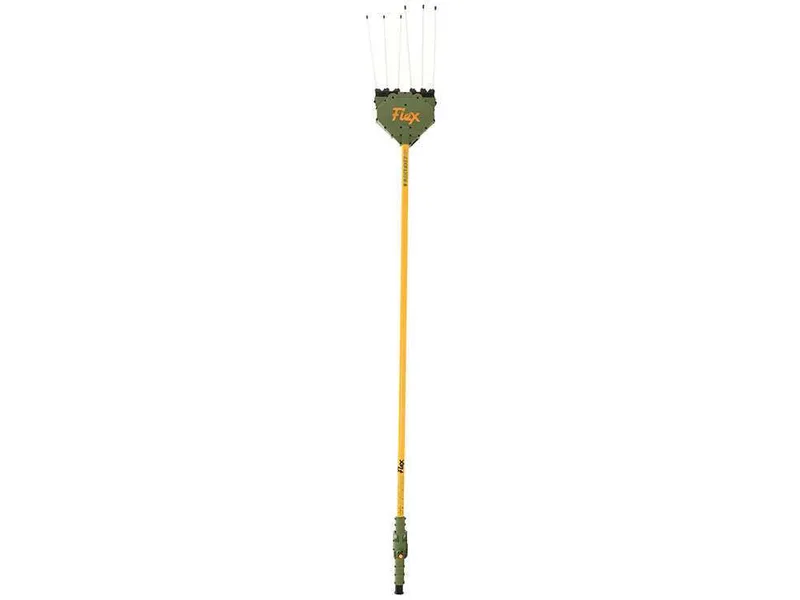 Peigne vibreur électrique à batterie Oliviero Flex Basic télescopique, perche aluminium fixe 240 cm