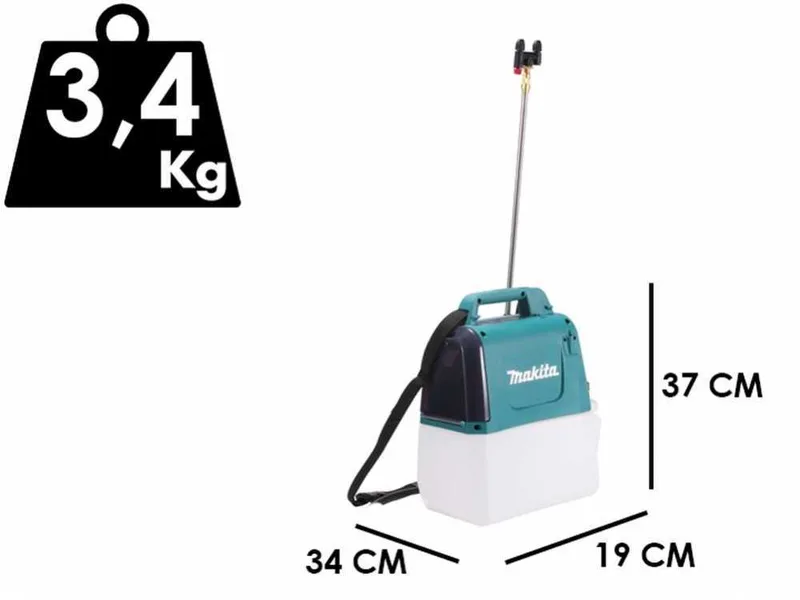 Pulvérisateur à dos à batterie Makita DUS054Z