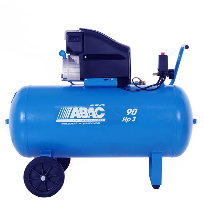 ABAC Estoril L30P - Compresseur d'air électrique sur roues - Moteur 3 CV - 90 litres