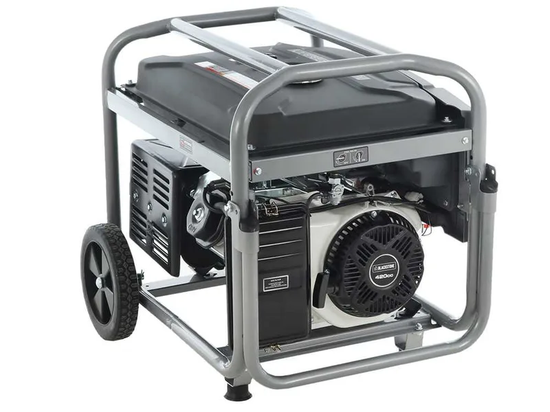 Blackstone BG 9050 - Groupe électrogène sur chariot à essence avec AVR 6.6 kW - Continue 6 kW Full-Power