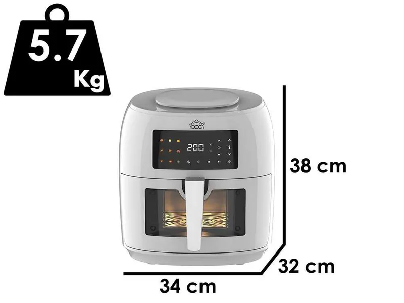 DCG FR3607WD - Friteuse à air chaud 8 L