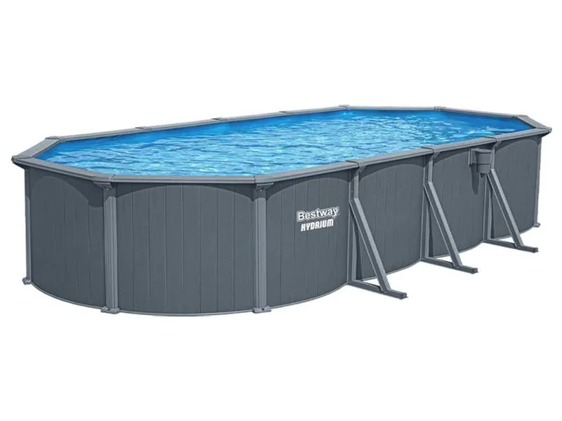Bestway Hydrium 561CW - 732x366x132 cm - Piscine ovale pour 11-15 personnes