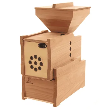 WIDU Universalmühle Mod. 3 - Moulin à farine en hêtre avec meules en pierre - 600W