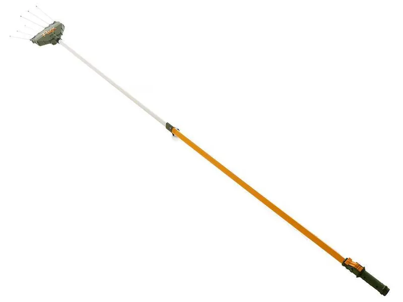 Peigne vibreur électrique à batterie Oliviero Flex Basic télescopique, perche aluminium 190-280 cm