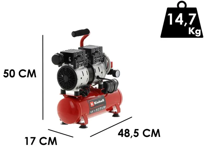 Einhell TE-AC 6 Silent - Compresseur d'air électrique insonorisé
