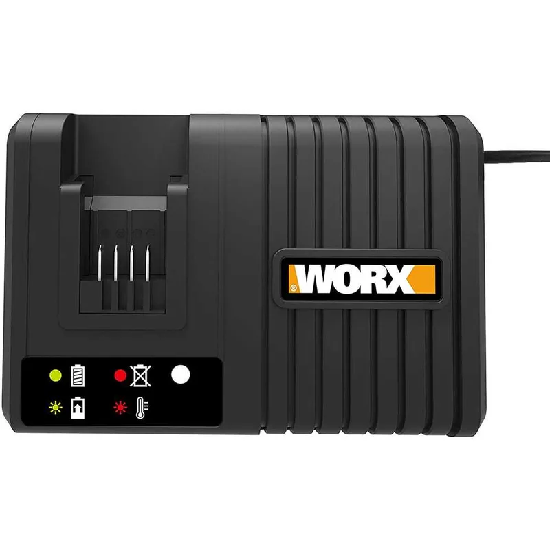 Chargeur ultra quick Worx pour Batterie 20V Powershare, Jusqu'à 6000 mAh