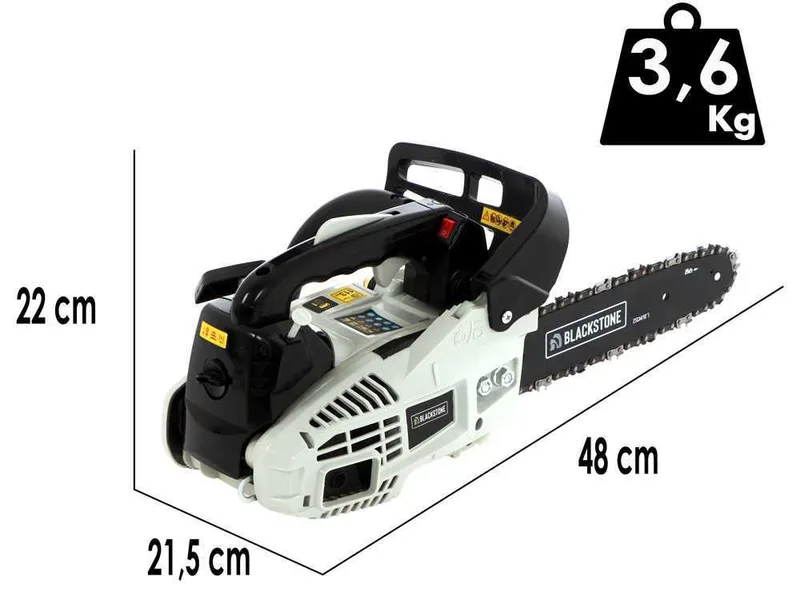 BlackStone LCS 25-10 - Tronçonneuse de taille thermique - Lame de 25cm