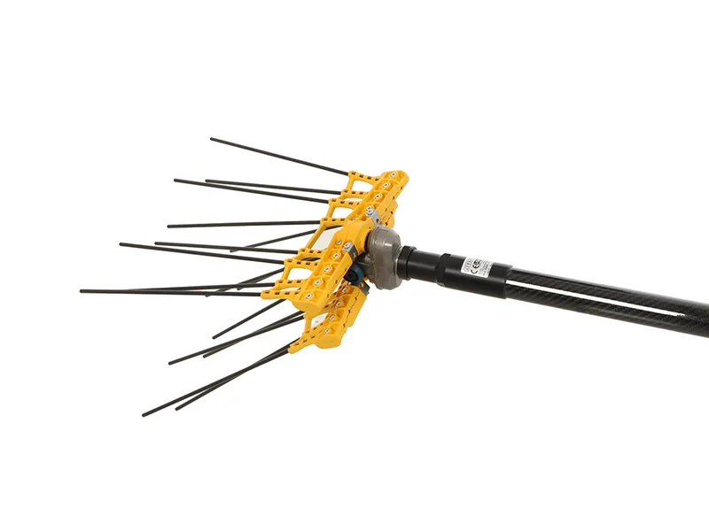 Lisam Swing - Peigne vibreur électrique à batterie dorsale 12V 56Ah - Perche fixe 240 cm