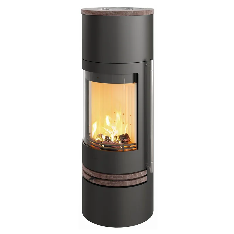 Lotus Orbis 2 poêle à bois Coffee Stone