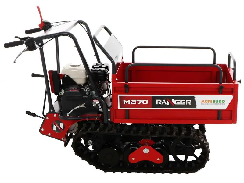 Brouette motorisée à chenilles extensible Ranger M370-E - Moteur Honda GX160 - Démarrage électrique