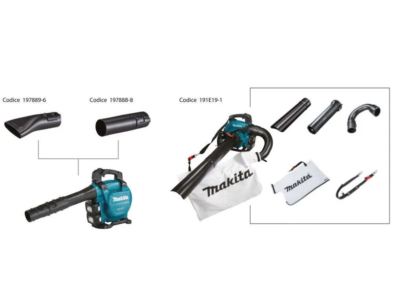 Makita DUB363 - Souffleur aspirateur à feuilles sans fil