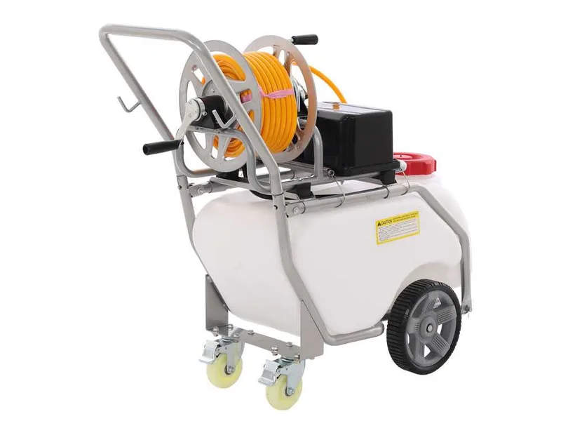 GeoTech SP 520 E - Pompe de pulvérisation électrique à batterie sur chariot - 50 L