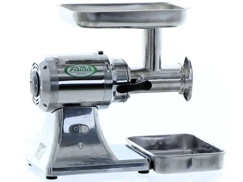 Fama TSK22 UNIKO - Hachoir à viande électrique - Corps en aluminium - Groupe de hachage en acier inox - 400V