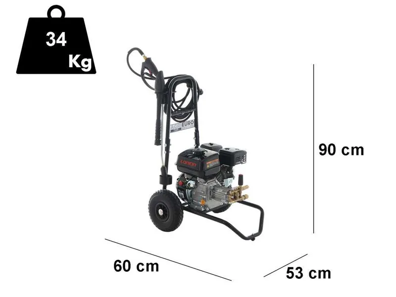 Nettoyeur haute pression thermique AgriEuro Top-Line CXD 10/220 - Moteur Loncin G200F