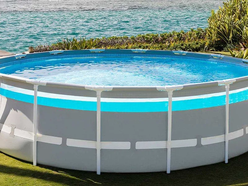 Intex Prisma Frame Clearview 26722NP - Ø427x107 cm - Piscine Ronde