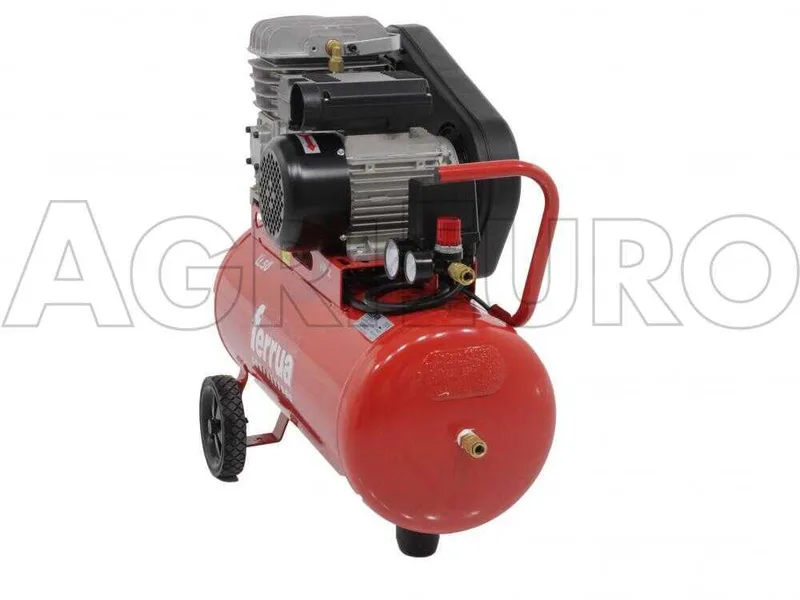 Ferrua FB28/50 CM2 - Compresseur d'air électrique monophasé à courroie - Moteur 2 CV - 50 L