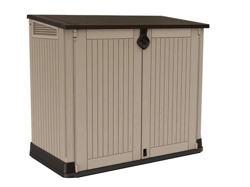 Keter Store it Out Midi beige - Armoire de jardin à outils - 132x71.5x113.5 cm
