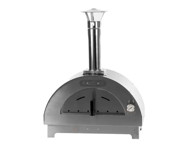 AgriEuro Quattro Stagioni - Four à bois d'extérieur pour pizza Anthracite 60x40 - pour 1 pizza