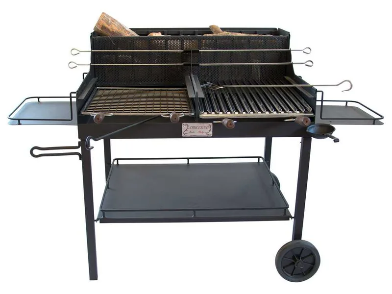 Cruccolini Little Tuscany - Barbecue en fer artisanal à bois et à charbon