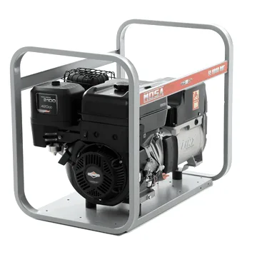 MOSA GE 8000 BBT - Groupe électrogène à essence 6.4 KW - Continue 5.6 kW Triphasé - Moteur B&S XR2100