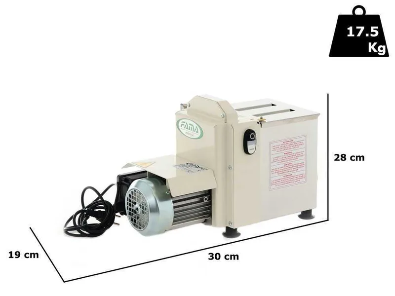 Fama MINI - Machine à pâtes professionnelle 2 en 1 - Pétrissage et extrusion