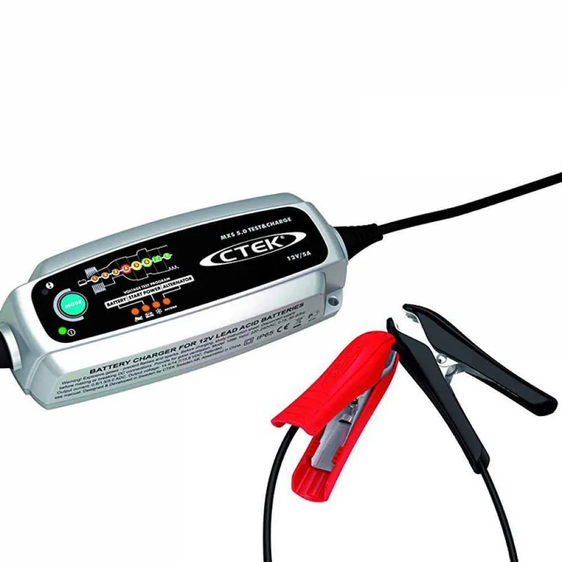 Ctek mxs 5.0 test & charge - Chargeur de batterie et mainteneur de charge automatique - 8 étapes - test batterie