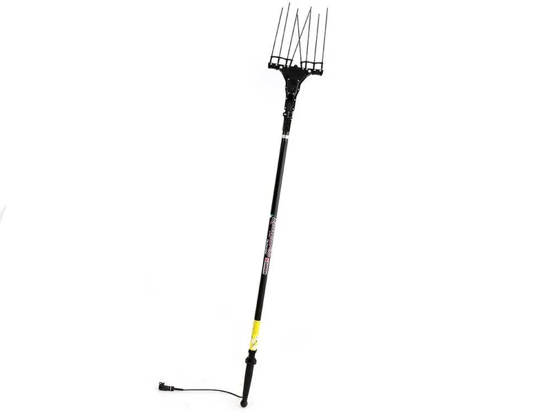 Peigne vibreur électrique à batterie Zanon Karbonium EVO AL 300/K - 210/340 - Perche télescopique