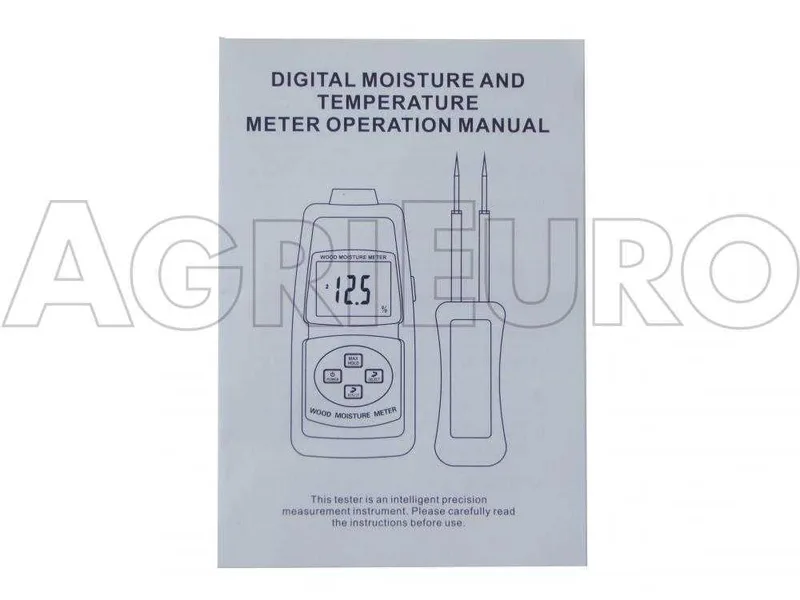 Hygromètre professionnel MD 7820 - testeur doseur d'humidité et température du bois