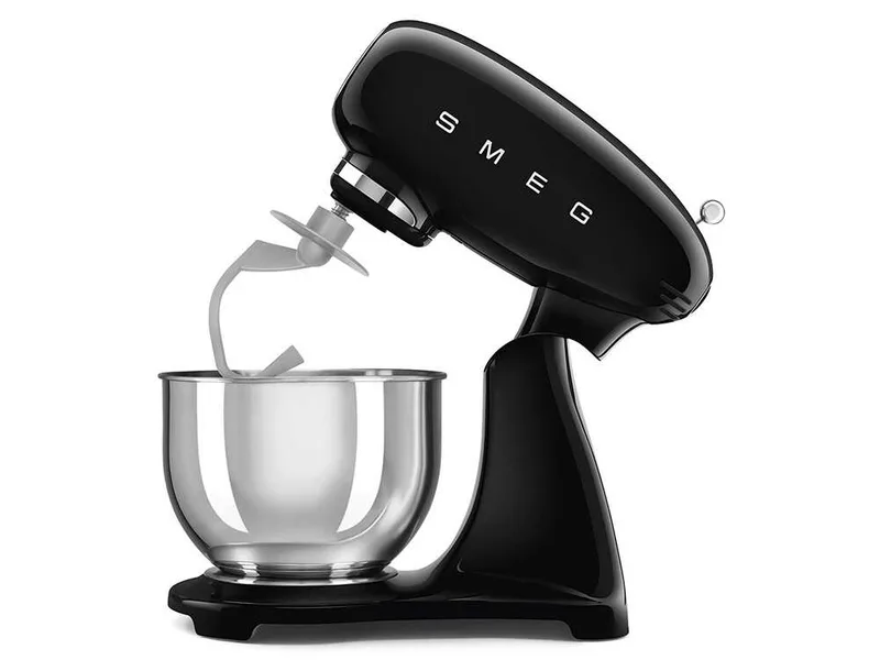 Smeg Full Color Noir - Batteur mélangeur planétaire - Cuve en acier inoxydable de 4,8 litres
