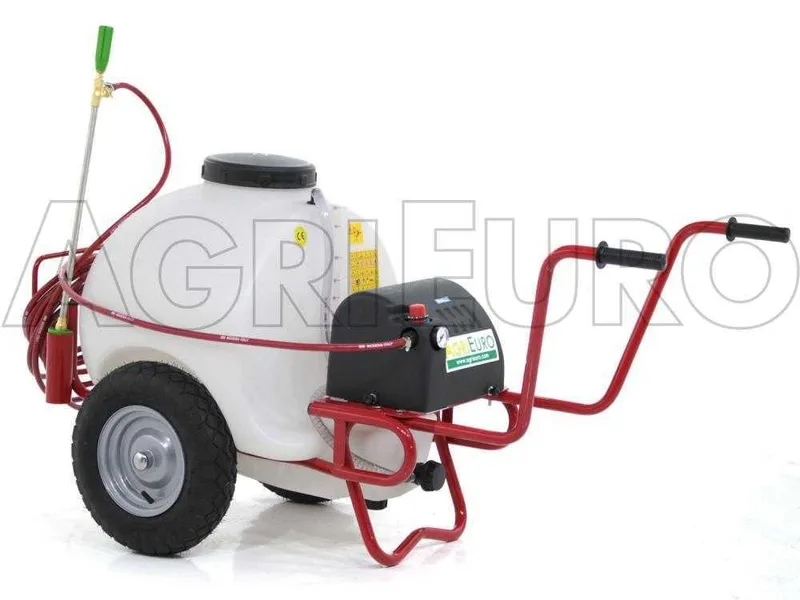 Pulvérisateur à batterie 12 V de 120 L PRO - Pompe de pulvérisateur électrique sur chariot
