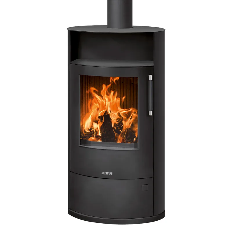 Justus Island 7 2.0 Poêle à bois Acier Noir