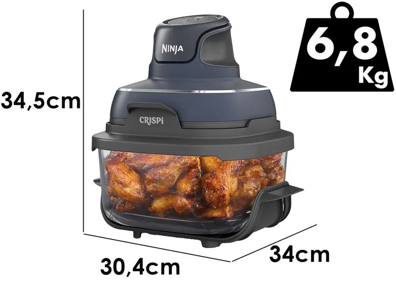 Ninja CRISPi FN101EUGY - Friteuse à air chaud 9,5 L - Bleue