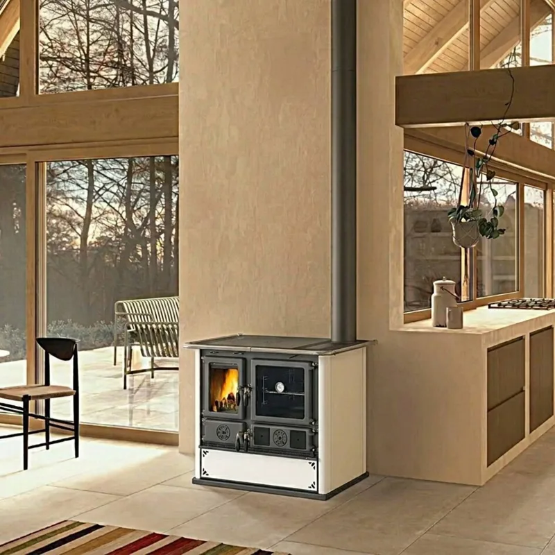 La Nordica ROSA.16 STEEL - Anthracite Noir cuisinière à bois