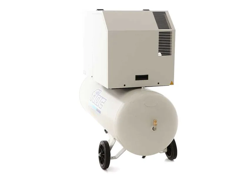 Fiac Silent AB200/360M - Compresseur d'air électrique monophasé à courroie, silencieux - Moteur 3 CV - 200 L