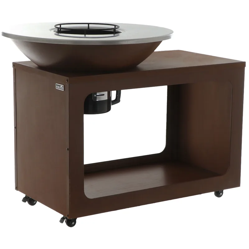 RoyalFood COR-4250 - Barbecue à bois en corten