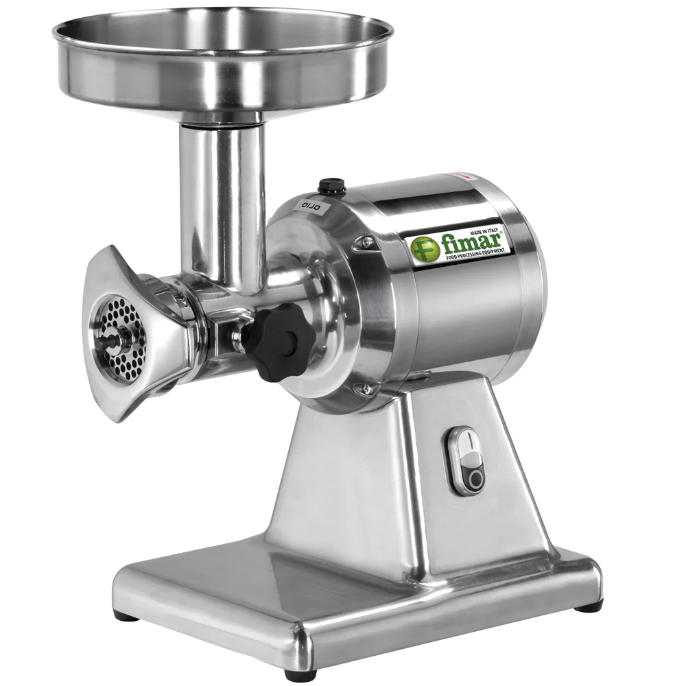 Fimar TC12S - Hachoir à viande électrique - 230V - 1CV - Groupe de hachage INOX - Sans inverseur de marche
