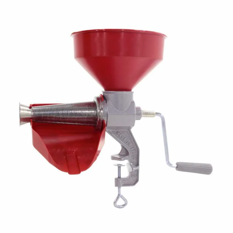 Reber 8602 N - Presse-tomates Manuel N°3 - collecteur et bac de récupération en plastique