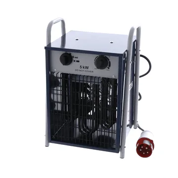 BullMach BM-EFH 5H - Générateur d'air chaud triphasé avec ventilateur - 5kW