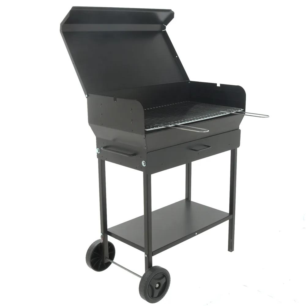 Mille Doriano - Barbecue à charbon en fer artisanal - 57,5x37 cm