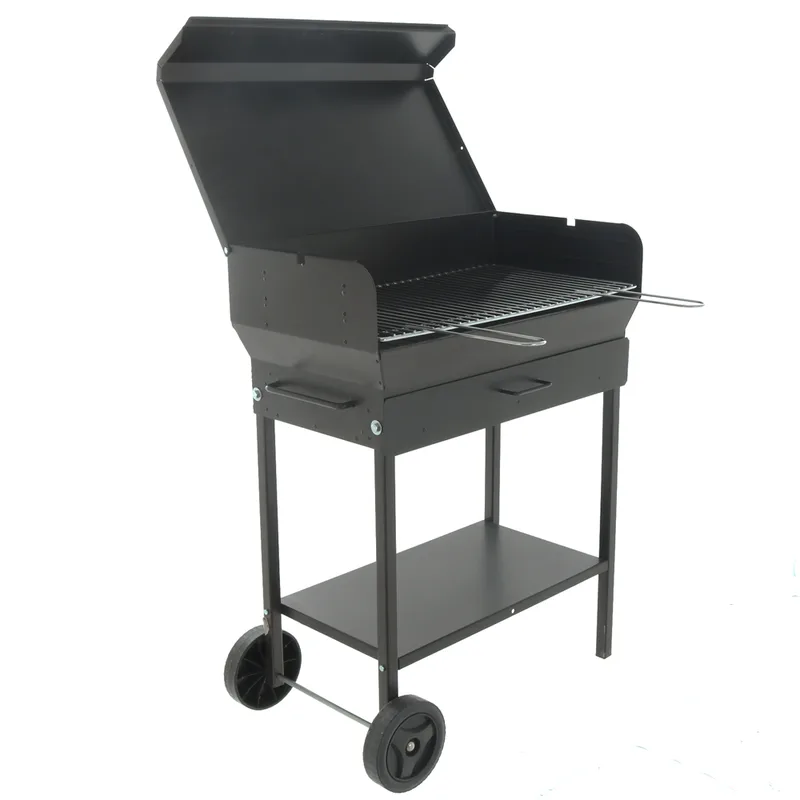 Mille Doriano - Barbecue à charbon en fer artisanal - 57,5x37 cm