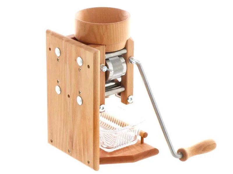 Eschenfelder 1230 en hêtre 150g - Floconneuse manuelle murale avec rouleaux en acier inoxydable