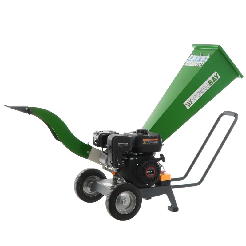 GreenBay GB-WRC 50 L - Broyeur de branches thermique - Moteur à essence 7 CV