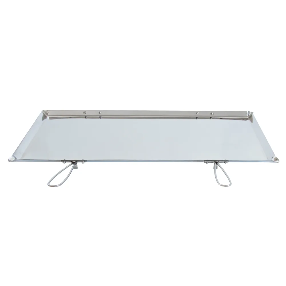 Cruccolini - Plaque lèchefrite en acier inox