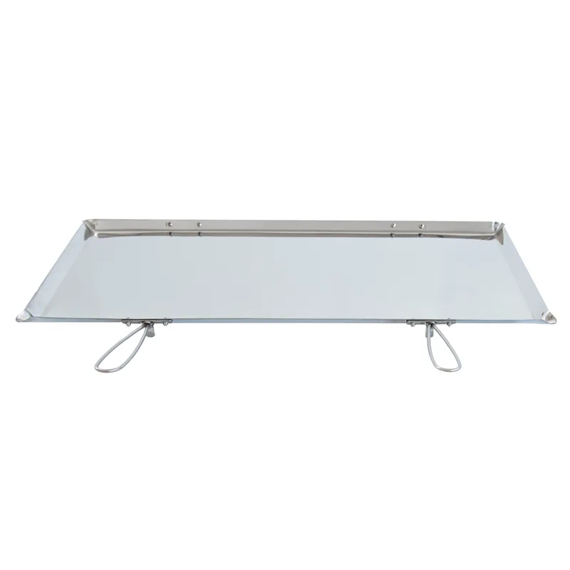 Cruccolini - Plaque lèchefrite en acier inox