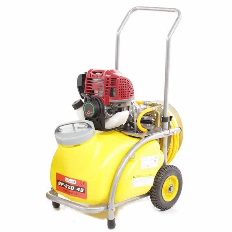 Pompe agricole thermique sur chariot GeoTech SP 320 4S ALU - 4 temps à essence