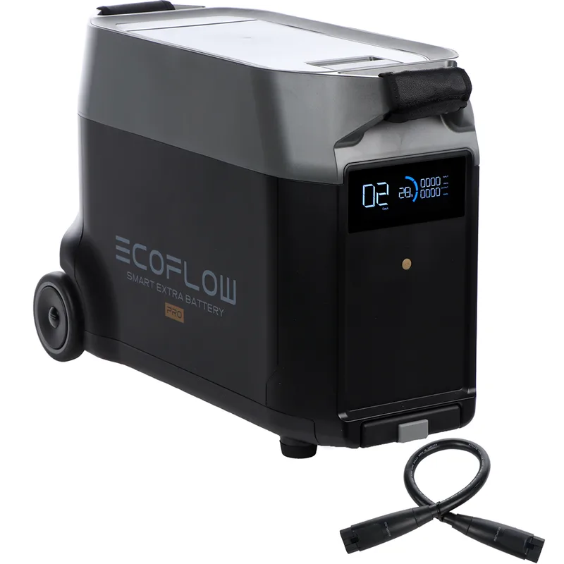 EcoFlow Delta PRO - 3600 Wh - Batterie supplémentaire intelligente